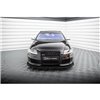 Maxton - Street Pro Lame Du Pare-Chocs Avant Audi RS6 Avant C6 Noir + Rabats Brillant 