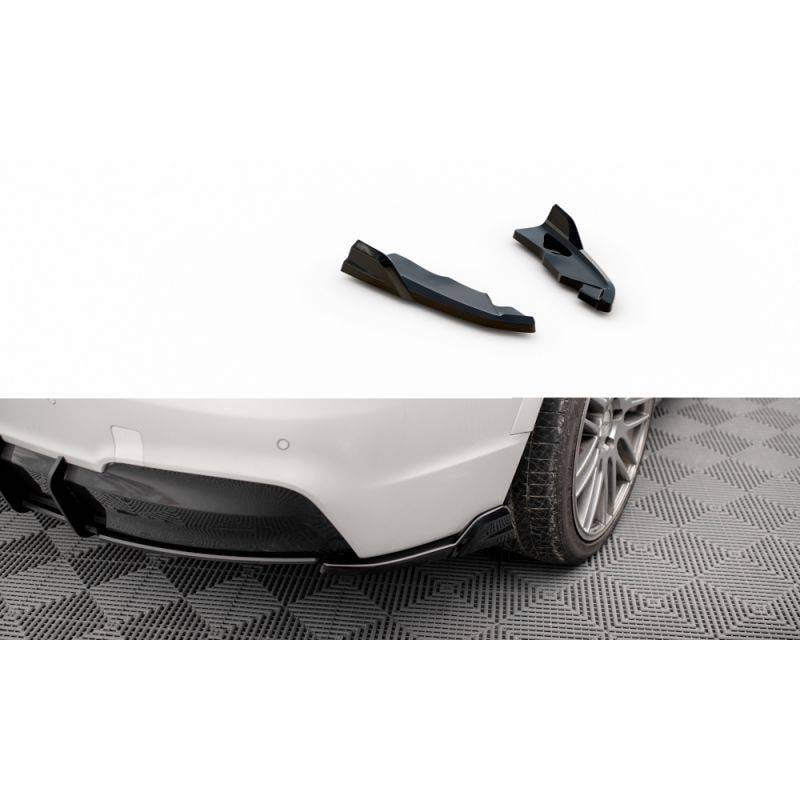 Maxton - Lames De Pare-Chocs Arrière Latérales BMW X3 M-Pack F25 Noir Brillant