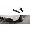 Maxton - Lames De Pare-Chocs Arrière Latérales BMW X3 M-Pack F25 Noir Brillant