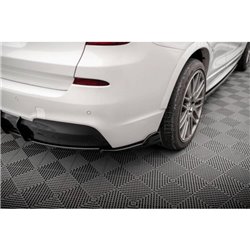 Maxton - Lames De Pare-Chocs Arrière Latérales BMW X3 M-Pack F25 Noir Brillant