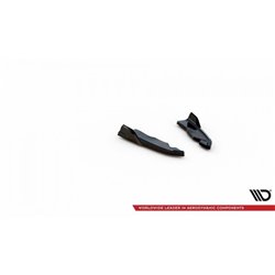 Maxton - Lames De Pare-Chocs Arrière Latérales BMW X3 M-Pack F25 Noir Brillant