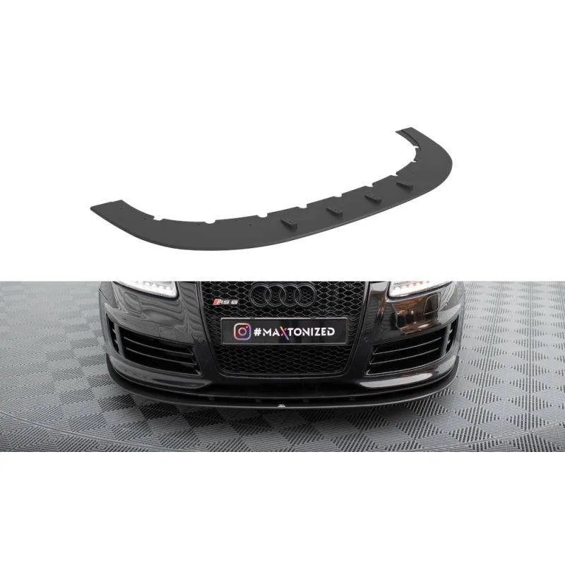 Maxton - Street Pro Lame Du Pare-Chocs Avant Audi RS6 Avant C6 Noir
