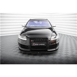 Maxton - Street Pro Lame Du Pare-Chocs Avant Audi RS6 Avant C6 Noir