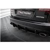 Maxton - Street Pro Central Diffuseur Arriere Audi RS6 Avant C6 Noir-Rouge