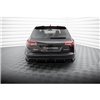 Maxton - Street Pro Central Diffuseur Arriere Audi RS6 Avant C6 Noir-Rouge
