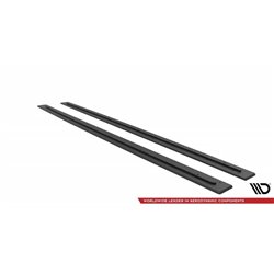 Maxton - Street Pro Rajouts Des Bas De Caisse Audi RS6 Avant C6 Noir-Rouge