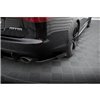 Maxton - Street Pro Lame Du Pare Chocs Arriere Audi RS6 Avant C6 Noir-Rouge + Rabats Brillant