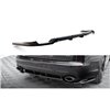 Maxton - Arriere Splitter (avec une barre verticale) Audi RS6 Avant C6 Noir Brillant