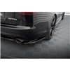 Maxton - Arriere Lame (avec une barre verticale) Audi RS6 Avant C6 Noir Brillant