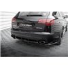 Maxton - Arriere Lame (avec une barre verticale) Audi RS6 Avant C6 Noir Brillant