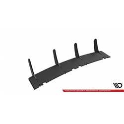 Maxton - Street Pro Central Diffuseur Arriere Audi RS6 Avant C6 Rouge