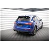 Maxton - Arriere Lame (avec une barre verticale) Audi Q5 S-Line SUV Mk2 Facelift Noir Brillant