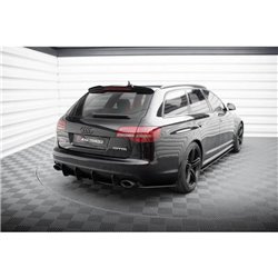 Maxton - Street Pro Lame Du Pare Chocs Arriere Audi RS6 Avant C6 Noir