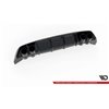 Maxton - Rajout Du Pare-Chocs Arriere + Faux Pot D'échappement Seat Leon FR Hatchback Mk4 Noir Brillant \ Chrome