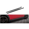 Maxton - Rajouts Des Bas De Caisse Mini One R56 Noir Brillant