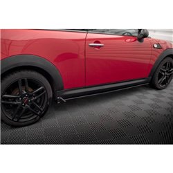 Maxton - Rajouts Des Bas De Caisse Mini One R56 Noir Brillant