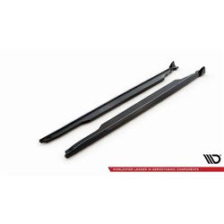 Maxton - Rajouts Des Bas De Caisse Mini One R56 Noir Brillant