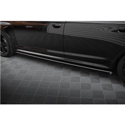 Maxton - Rajouts Des Bas De Caisse V.2 Audi RS6 Avant C6 Noir Brillant
