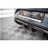 Maxton - Rajout Du Pare-Chocs Arriere + Faux Pot D'échappement Seat Leon FR Hatchback Mk4 Noir Brillant \ Noir