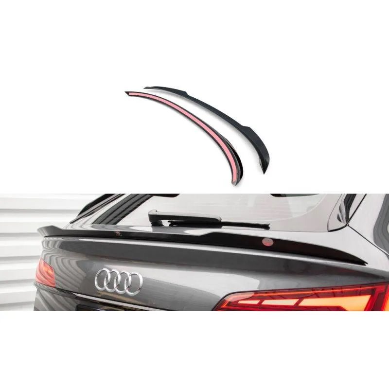 Maxton - Plus Bas Spoiler Cap Audi SQ5 / Q5 S-Line Sportback Mk2 Facelift Noir Brillant