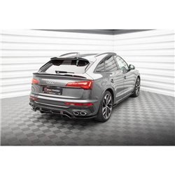 Maxton - Plus Bas Becquet Audi SQ5 / Q5 S-Line Sportback Mk2 Facelift Noir Brillant