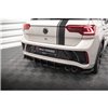 Maxton - Street Pro Central Diffuseur Arriere Volkswagen T-Roc R Mk1 Facelift Noir-Rouge