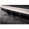 Maxton - Street Pro Central Diffuseur Arriere Volkswagen T-Roc R Mk1 Facelift Noir-Rouge