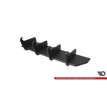 Maxton - Street Pro Central Diffuseur Arriere Volkswagen T-Roc R Mk1 Facelift Noir