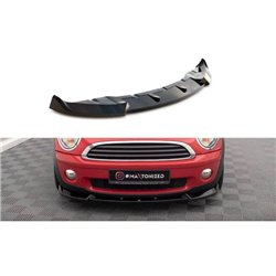 Maxton - Lame Du Pare-Chocs Avant Mini One R56 Noir Brillant