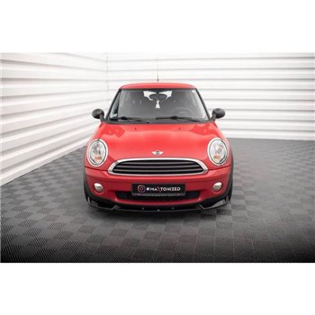 Maxton - Lame Du Pare-Chocs Avant Mini One R56 Noir Brillant
