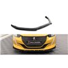 Maxton - Lame Du Pare-Chocs Avant V.1 Peugeot 208 GT Mk2 Noir Brillant
