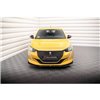 Maxton - Lame Du Pare-Chocs Avant V.1 Peugeot 208 GT Mk2 Noir Brillant