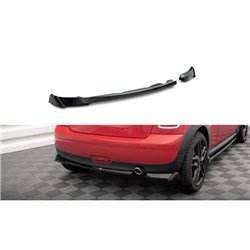 Maxton - Lames De Pare-Chocs Arrière Latérales Mini One R56 Noir Brillant