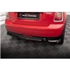 Maxton - Lames De Pare-Chocs Arrière Latérales Mini One R56 Noir Brillant