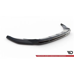 Maxton - Lame Du Pare-Chocs Avant V.1 Volkswagen T-Roc R / R-Line Mk1 Facelift Noir Brillant