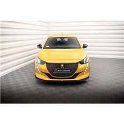 Maxton - Lame Du Pare-Chocs Avant V.2 Peugeot 208 GT Mk2 Noir Brillant
