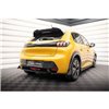 Maxton - Lames De Pare-Chocs Arrière Latérales V.1 + Ailerons Peugeot 208 GT Mk2 Noir Brillant