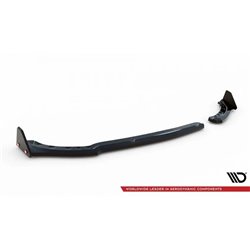 Maxton - Lames De Pare-Chocs Arrière Latérales V.1 + Ailerons Peugeot 208 GT Mk2 Noir Brillant
