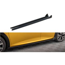 Maxton - Rajouts Des Bas De Caisse + Ailerons Peugeot 208 GT Mk2 Noir Brillant