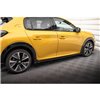 Maxton - Rajouts Des Bas De Caisse + Ailerons Peugeot 208 GT Mk2 Noir Brillant