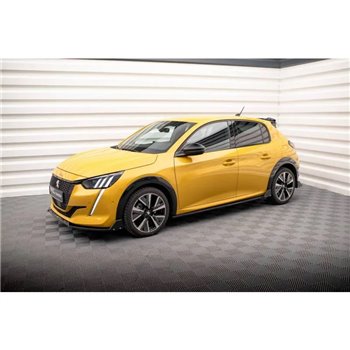 Maxton - Rajouts Des Bas De Caisse + Ailerons Peugeot 208 GT Mk2 Noir Brillant