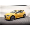 Maxton - Rajouts Des Bas De Caisse + Ailerons Peugeot 208 GT Mk2 Noir Brillant