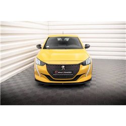 Maxton - Street Pro Lame Du Pare-Chocs Avant Peugeot 208 GT Mk2 Noir-Rouge