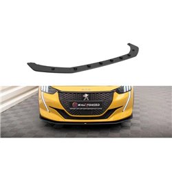 Maxton - Street Pro Lame Du Pare-Chocs Avant Peugeot 208 GT Mk2 Noir