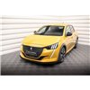 Maxton - Street Pro Lame Du Pare-Chocs Avant Peugeot 208 GT Mk2 Noir