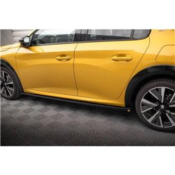 Maxton - Rajouts Des Bas De Caisse Peugeot 208 GT Mk2 Noir Brillant