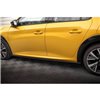 Maxton - Street Pro Rajouts Des Bas De Caisse Peugeot 208 GT Mk2 Noir