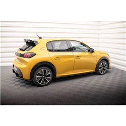Maxton - Street Pro Rajouts Des Bas De Caisse Peugeot 208 GT Mk2 Noir-Rouge