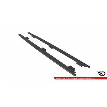 Maxton - Street Pro Rajouts Des Bas De Caisse Peugeot 208 GT Mk2 Noir-Rouge