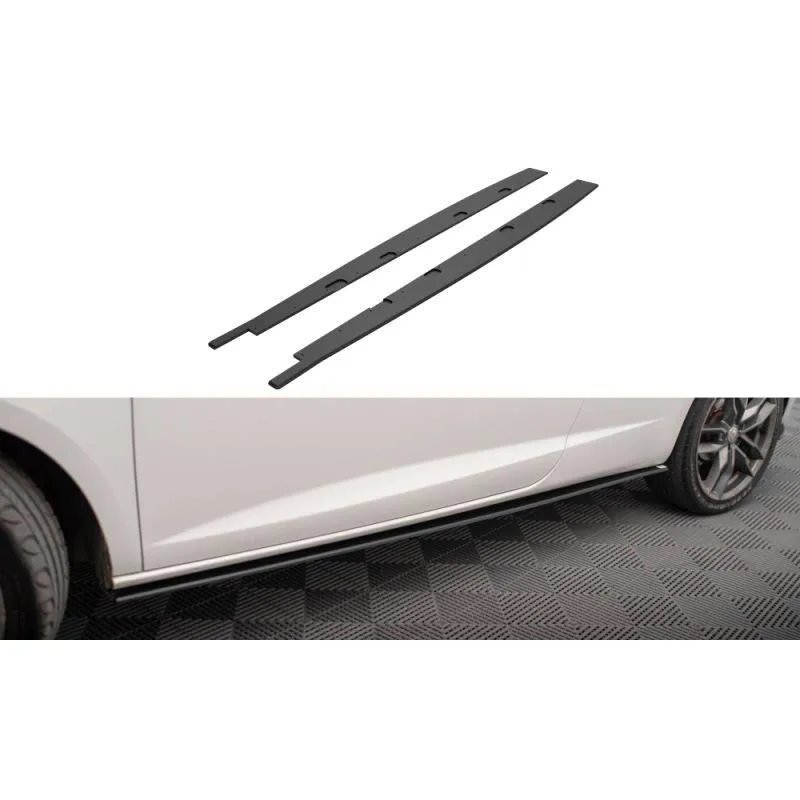Maxton - Street Pro Rajouts Des Bas De Caisse Seat Ibiza Cupra Sport Coupe Mk4 Noir-Rouge